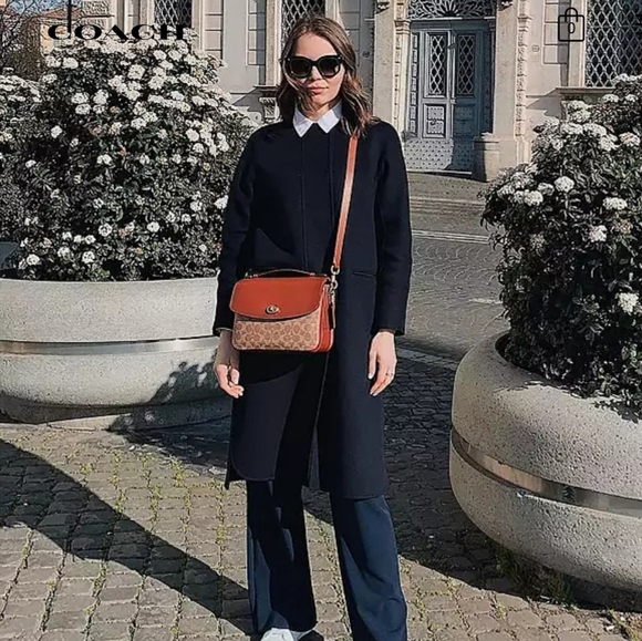 COACH Signature Canvas and Leather Cassie Crossbody - Picture 5 of 8